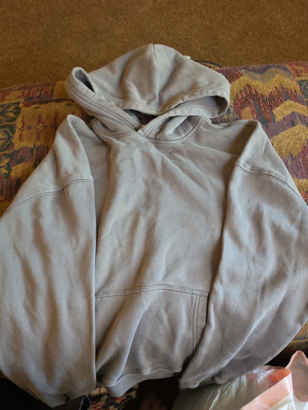 Men's Gray Holister Hooded Sweatshirt Pullover